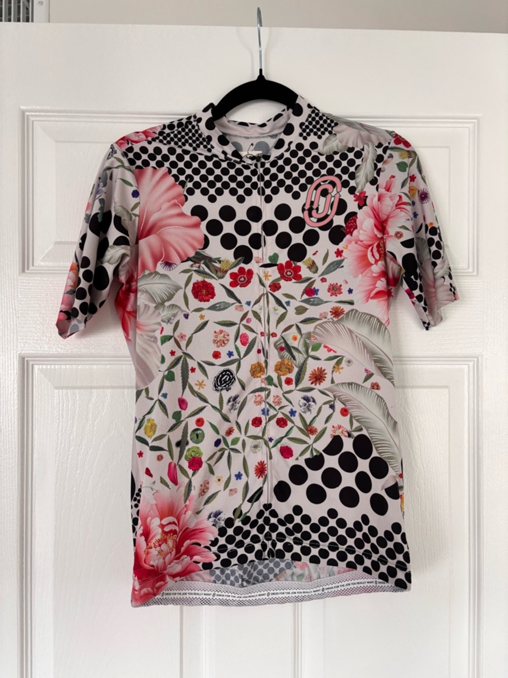 OSTROY Floral & Polka Dot Jersey